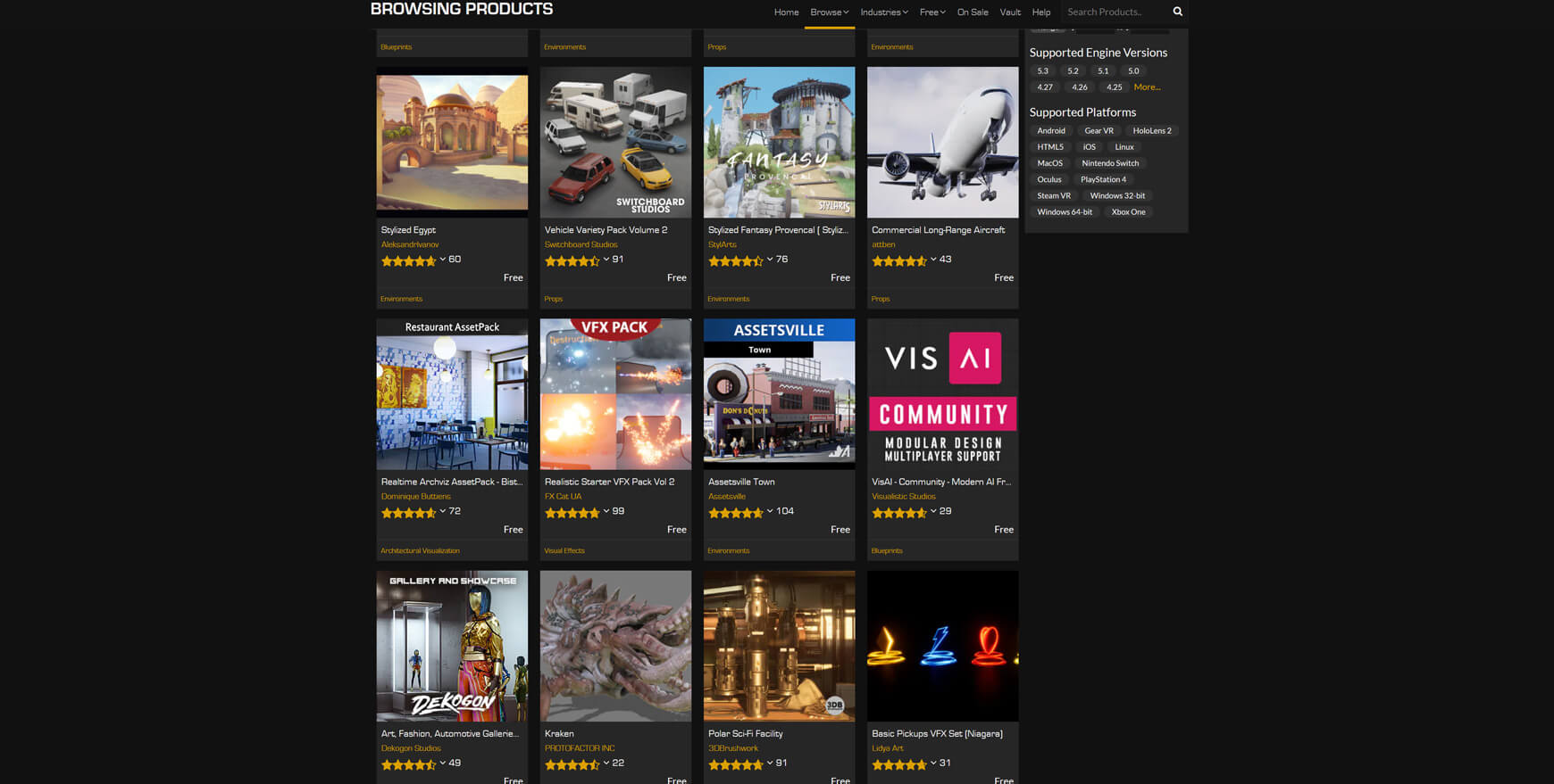 Free 3D Model Roundup Unreal Marketplace