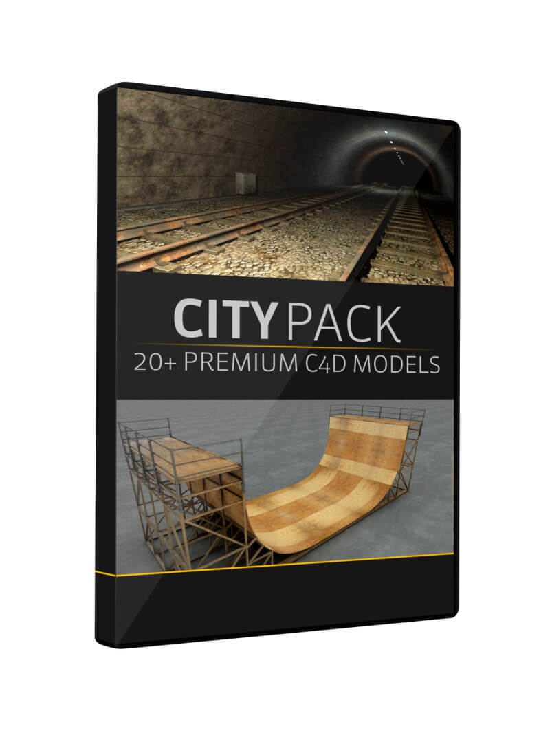 City Pack Cinema 4D 3D Model Pack