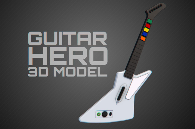 Free-C4D-3D-Model-Guitar-Hero-Controller3