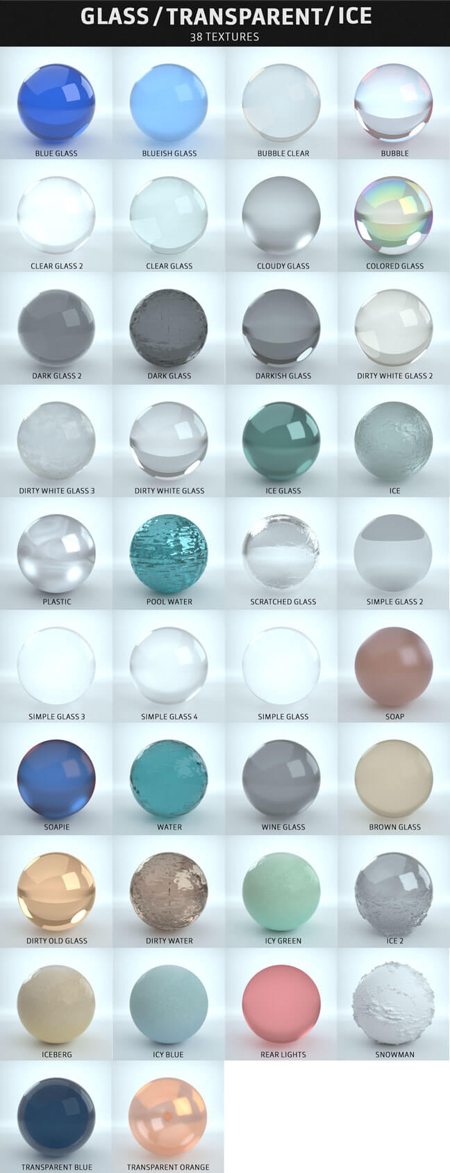 C4D-Otoy-Octane-Render-Material-Textures-Pack-Glass-Transparent-Ice
