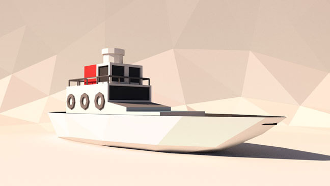 maxon-cinema4d-c4d-3d-model-low-poly-boat