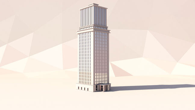 maxon-cinema4d-c4d-3d-model-low-poly-skyscraper