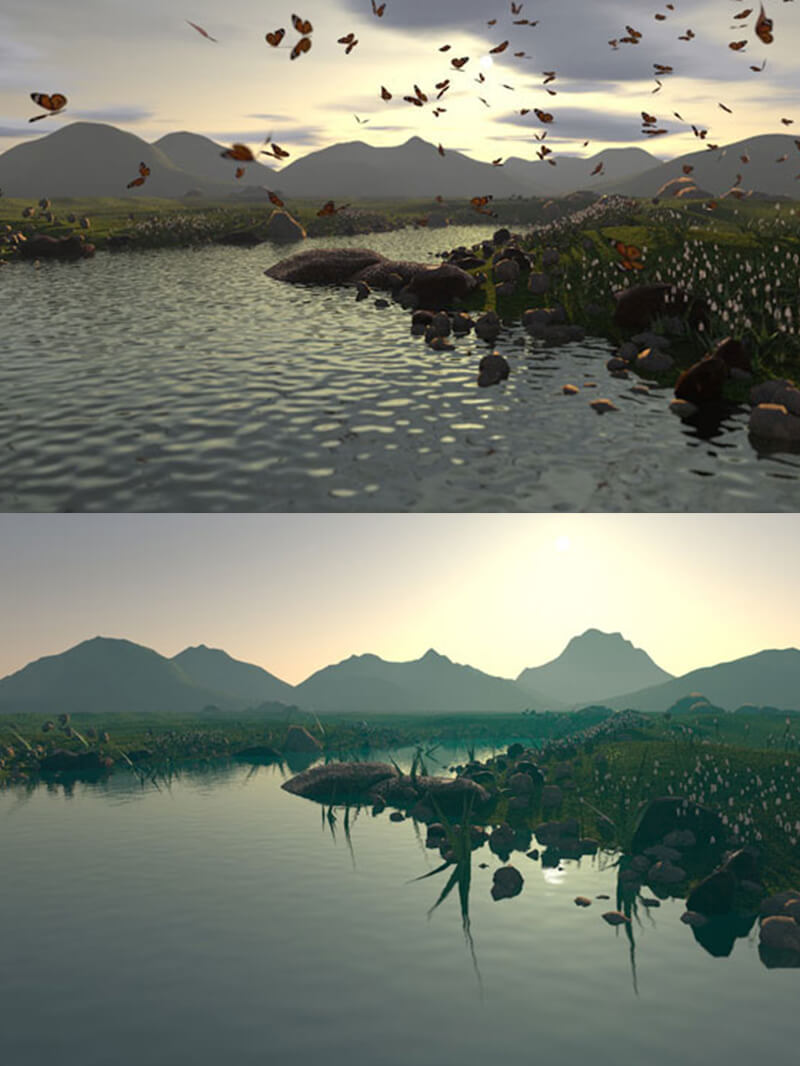 Free Cinema 4D 3D Model Landscape