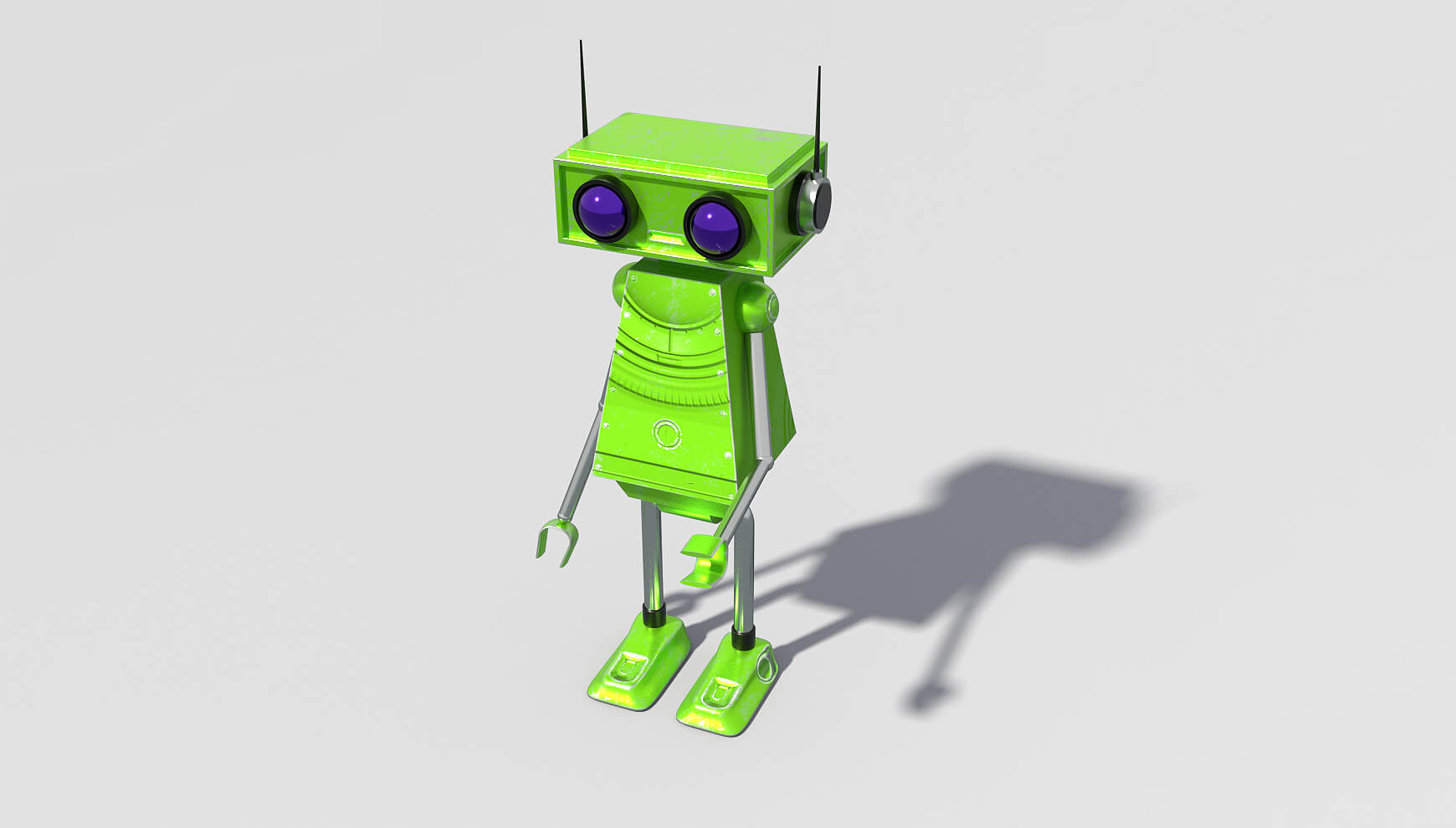 Free Cinema 4D 3D Model Robot C4D