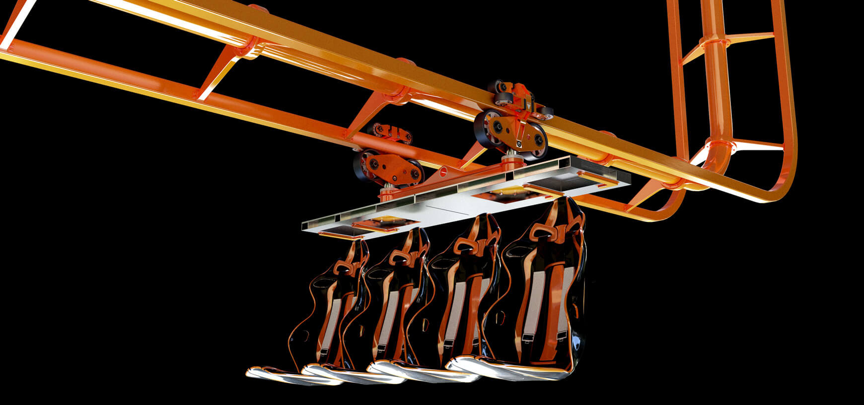Free Cinema 4D 3D Model Roller Coaster