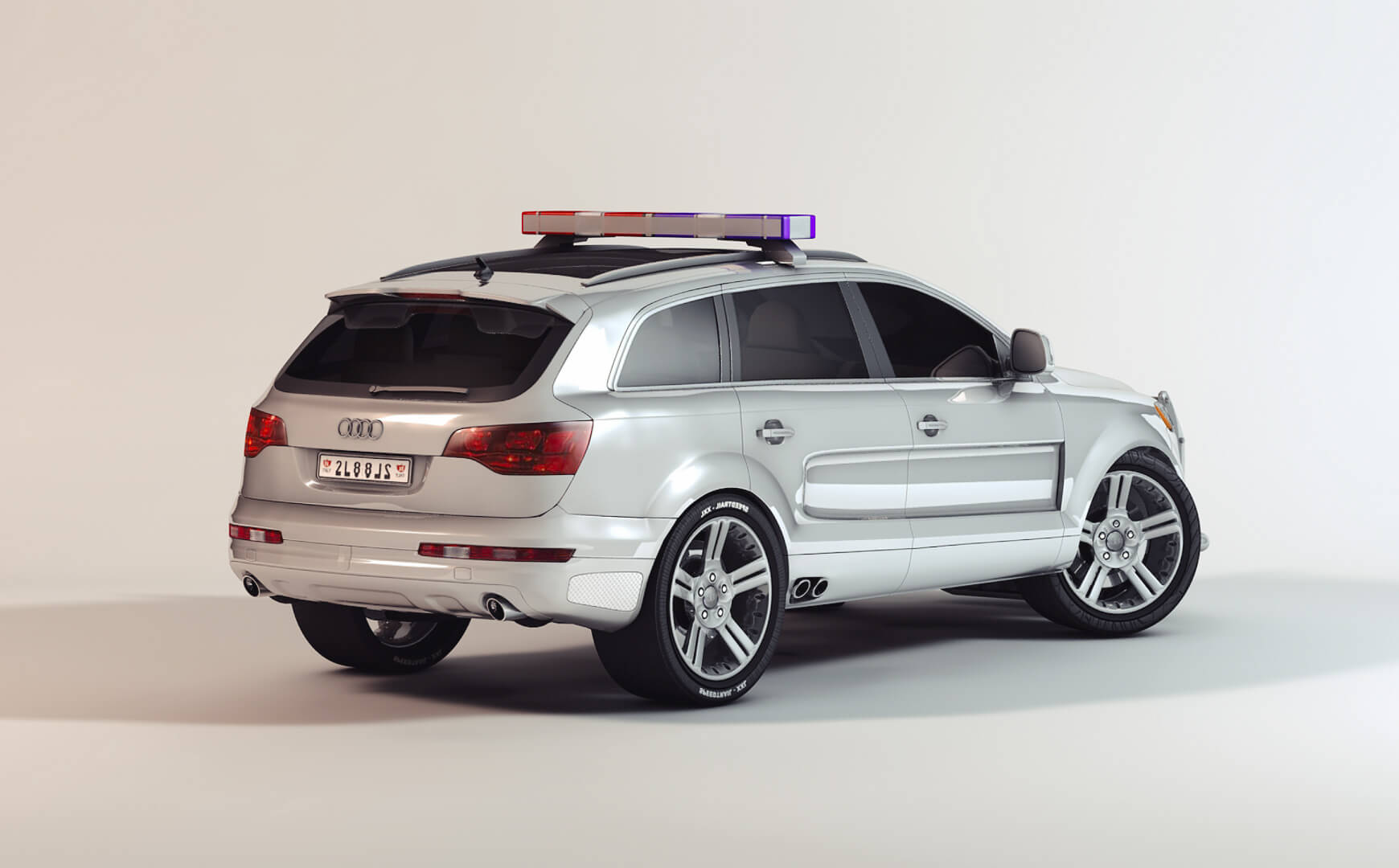 Free Cinema 4D 3D Model Audi Q7 EVO Vehicle