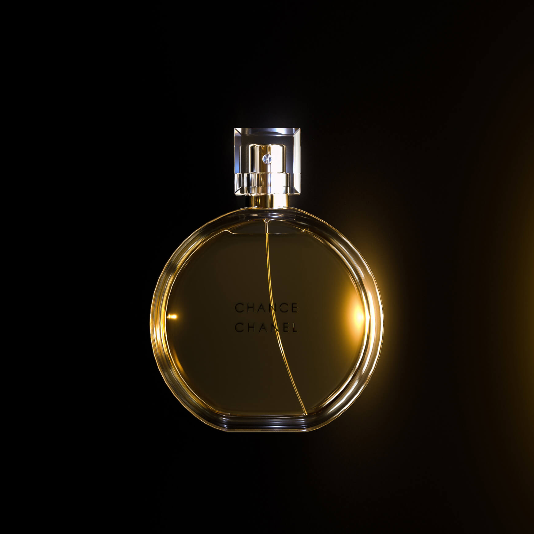 Free Cinema 4D 3D Model Perfume Bottle