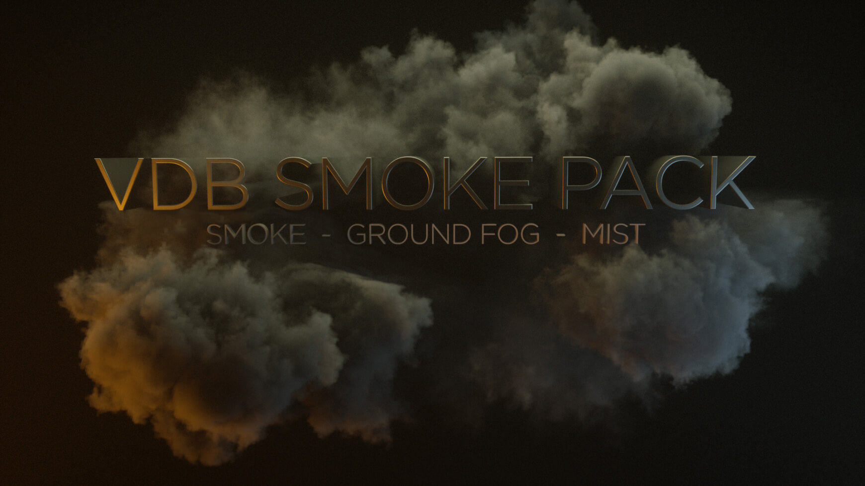 VDB Smoke Ground Mist Fog Pack Animated Cinema 4D