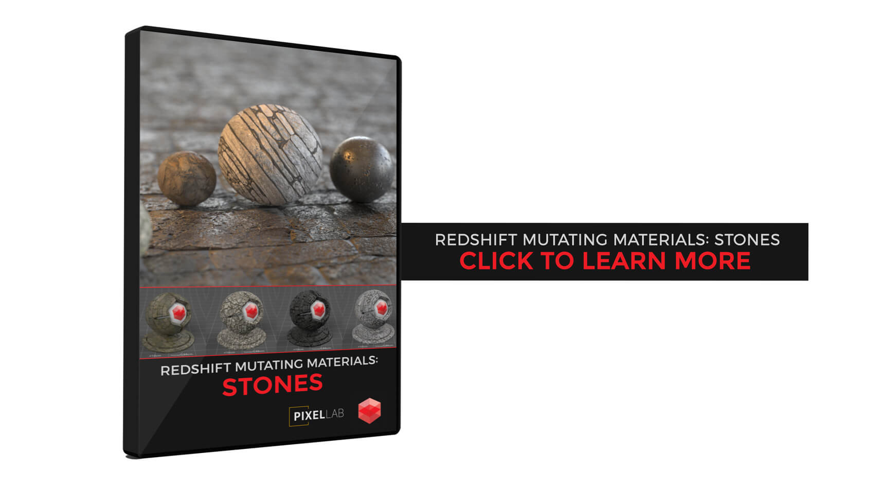 Free Cinema 4D Redshift Material Pack Stones Rock Sampler