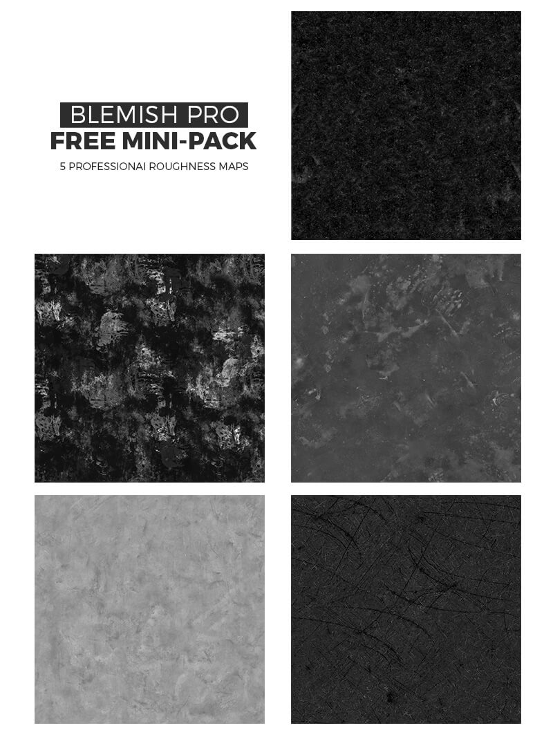Free Blemish Pro Roughness Maps Pack