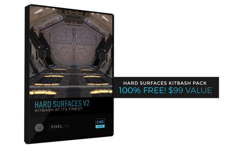 Hard Surfaces Kitbash Pack FREE
