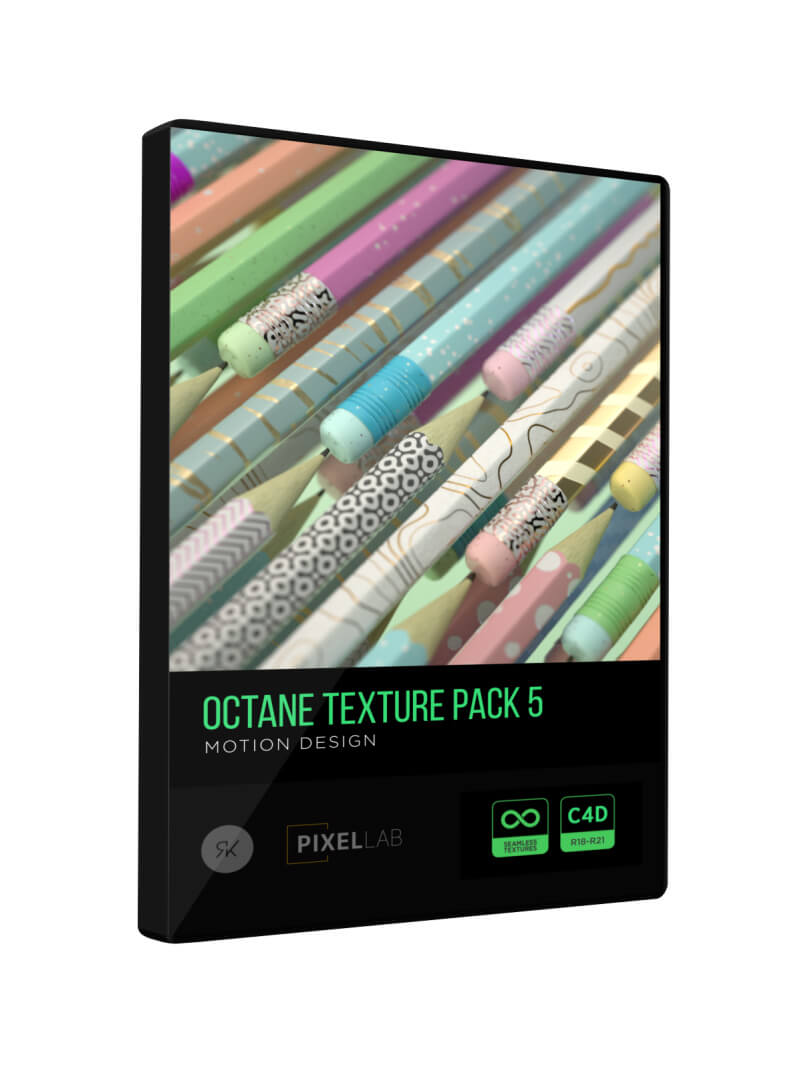 Cinema 4D Octane Texture Pack 5 Motion Design Materials