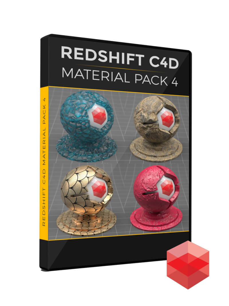 Redshift RS Cinema 4D C4D Material Pack 4