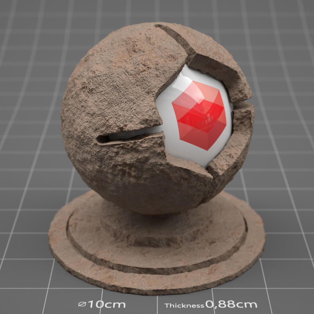 Redshift RS Cinema 4D Texture Material Ground