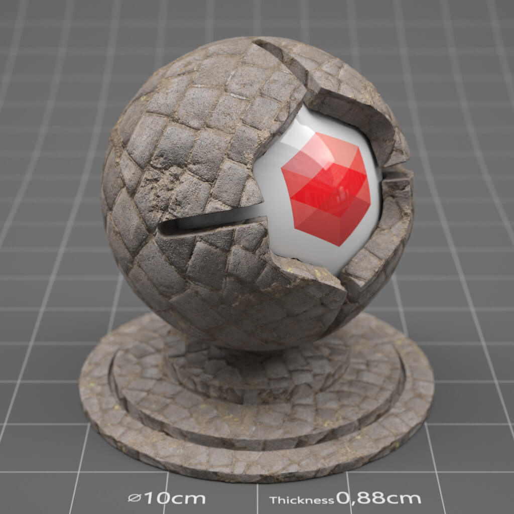 Redshift RS Cinema 4D Texture Stone