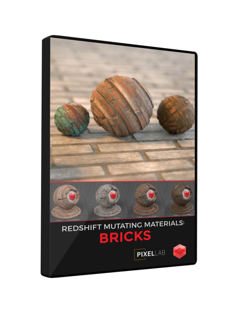 Cinema 4D Redshift RS C4D Material Pack Brick