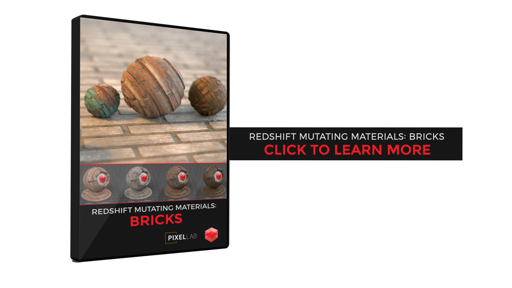 Cinema 4D Redshift RS C4D Material Pack Brick Free Sampler