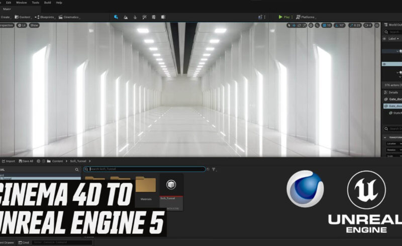How to Import from Cinema 4D To Unreal Engine 5 Tutorial