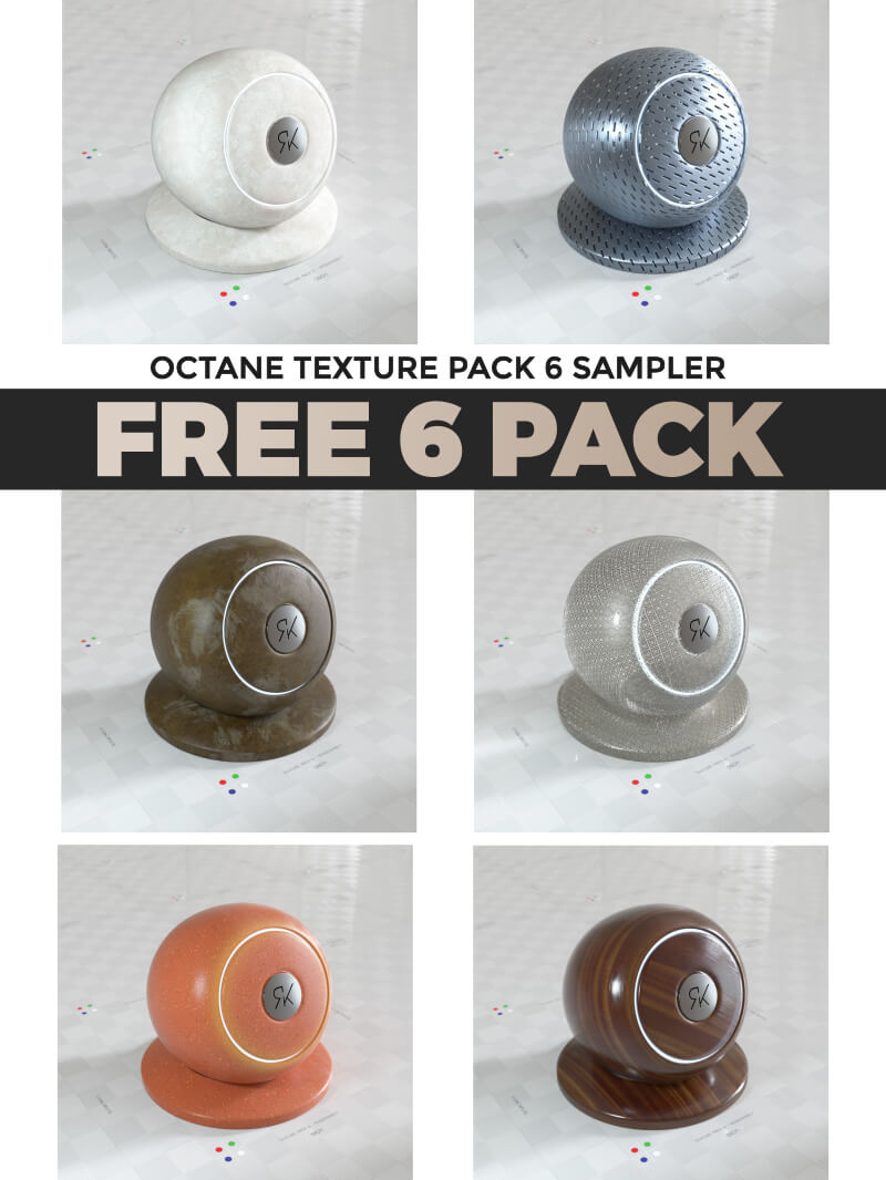 Free Octane Texture Pack 6 Sampler Pack Interior Design