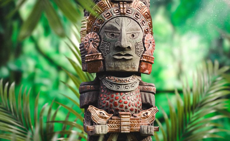 Free Mayan Relic Statue Model 3D
