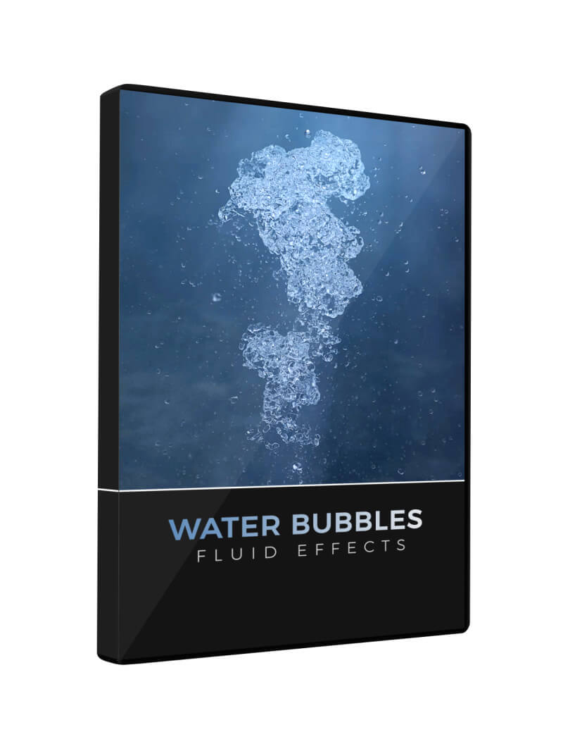 Fluid Effects Water Bubbles VFX Asset