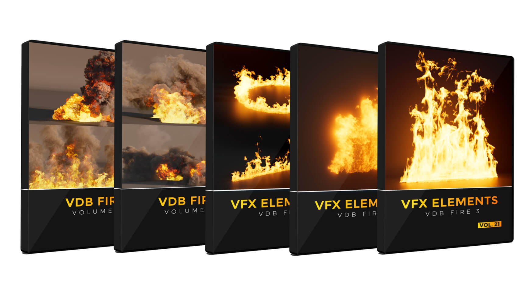 VFX Elements VDB Fire Bundle