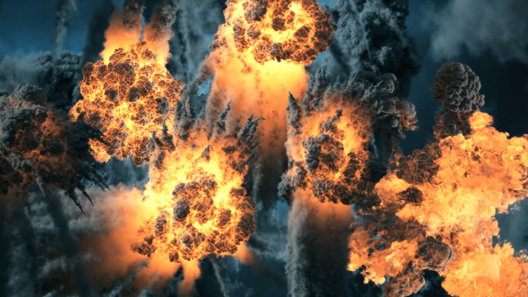 VDB Explosions Aerial Volumes VFX