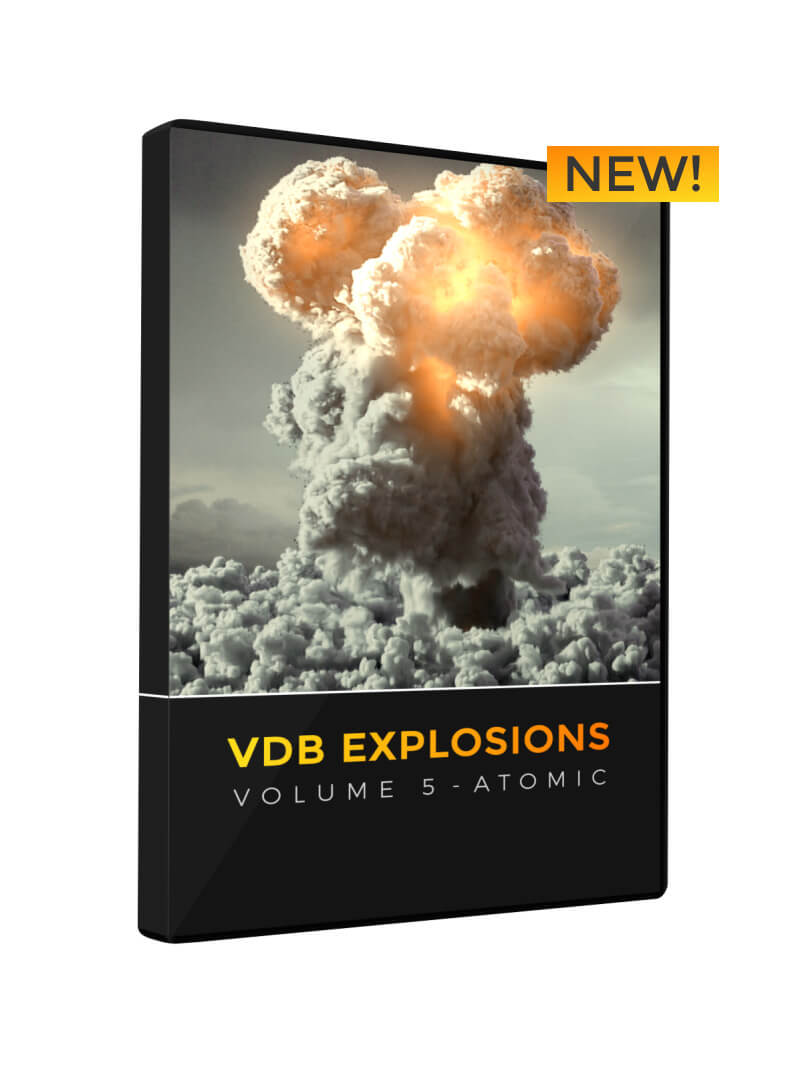 VDB Atomic Explosion 3D Volume Asset VFX
